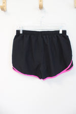 Under Armour Black & Pink Athletic Shorts | S