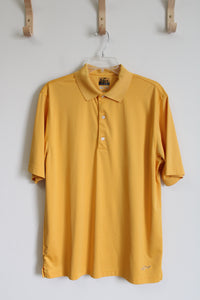 Champion Orange Heathered Polo Shirt | M