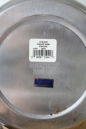 Marquis By Waterford Stainless Steel Ice Bucket