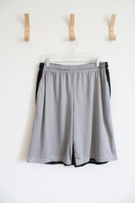 Blu Rock Gray & Black Athletic Shorts | XXL