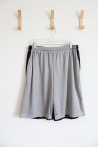 Blu Rock Gray & Black Athletic Shorts | XXL