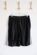 Blu Rock Gray & Black Athletic Shorts | XXL
