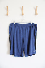 Avia Blue & Black Athletic Shorts | XXL
