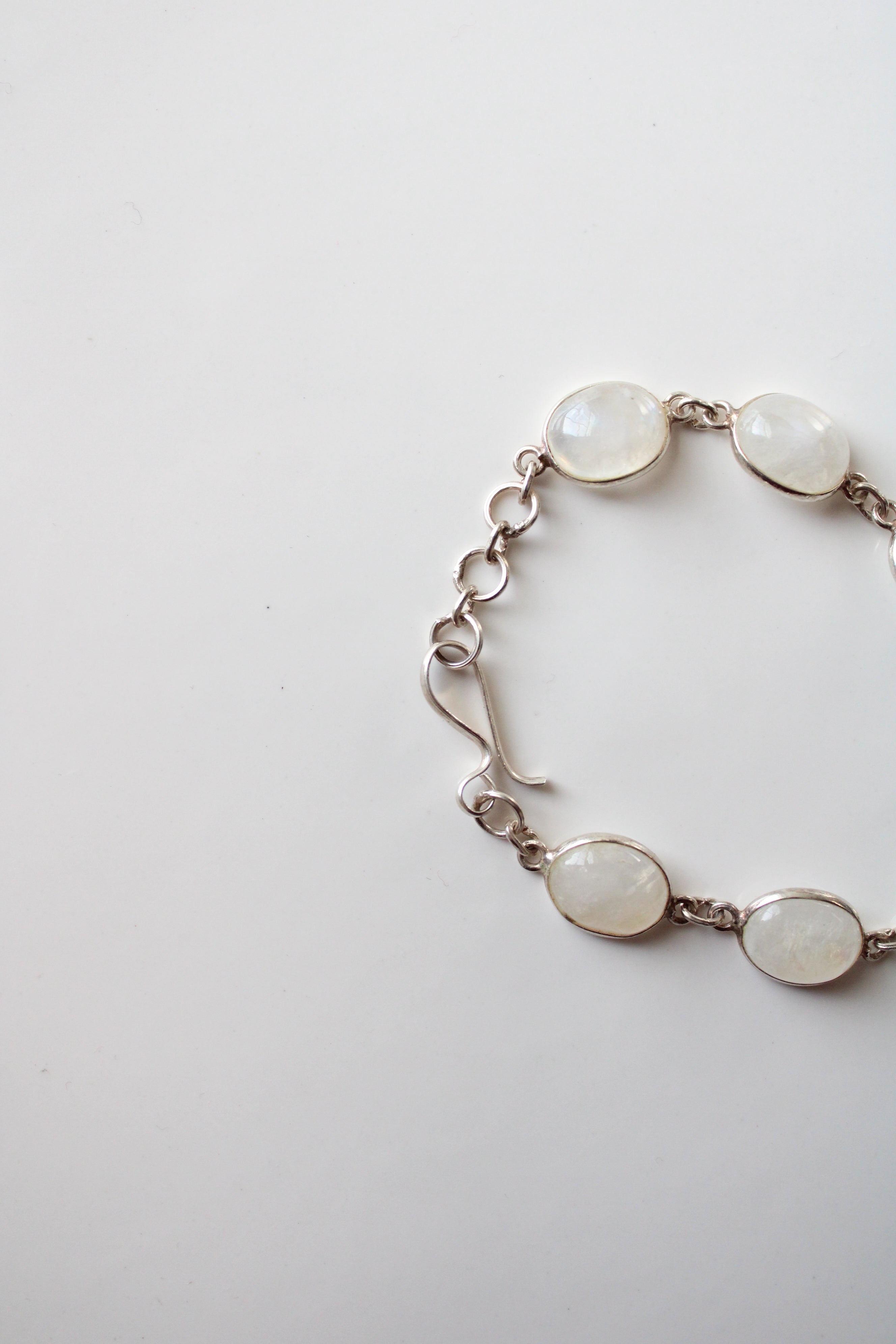 Moonstone Sterling Silver Bracelet