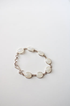 Moonstone Sterling Silver Bracelet