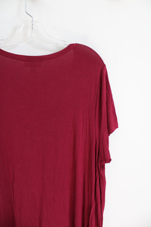 Style & Co. Dark Red Knit Dress | 2X