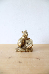 Chinese Zodiac Bronze Fortune Mouse Figurine
