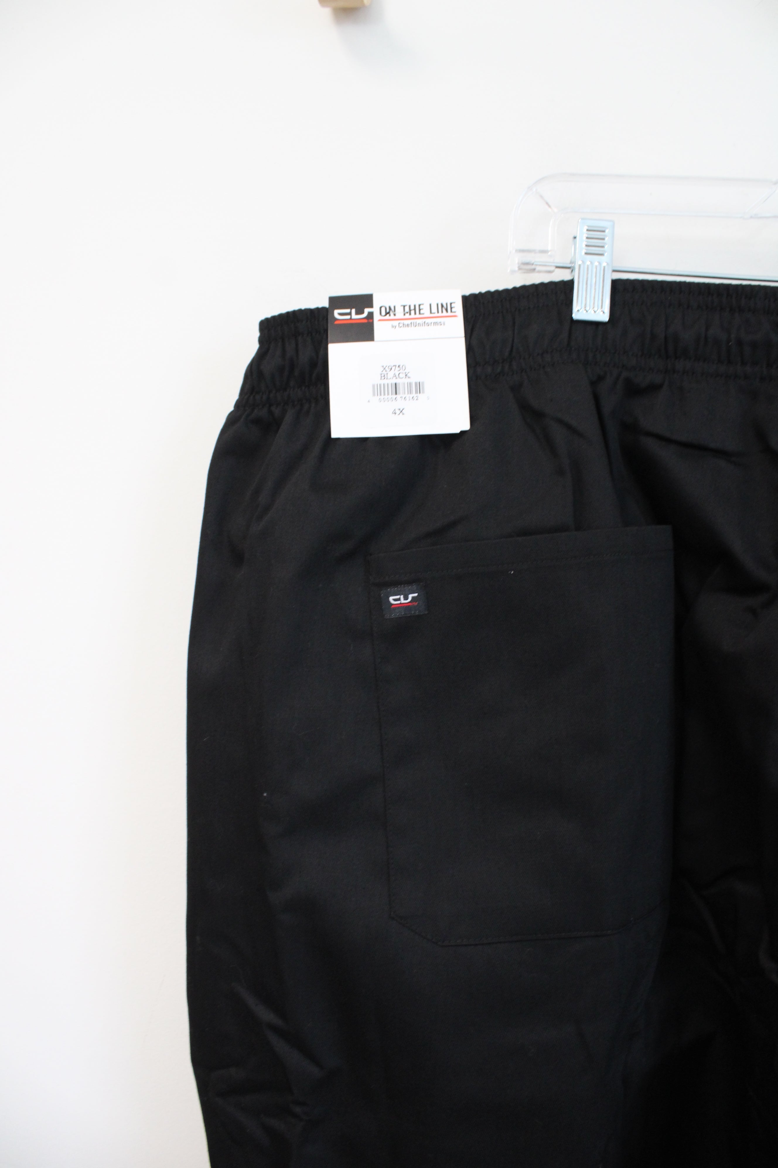 NEW Chef Uniforms On The Line Black Pants | 4X