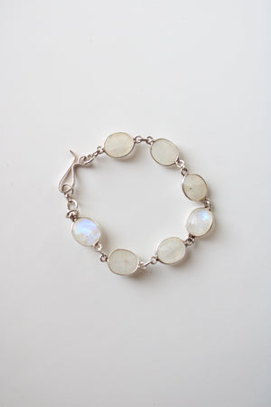 Moonstone Sterling Silver Bracelet