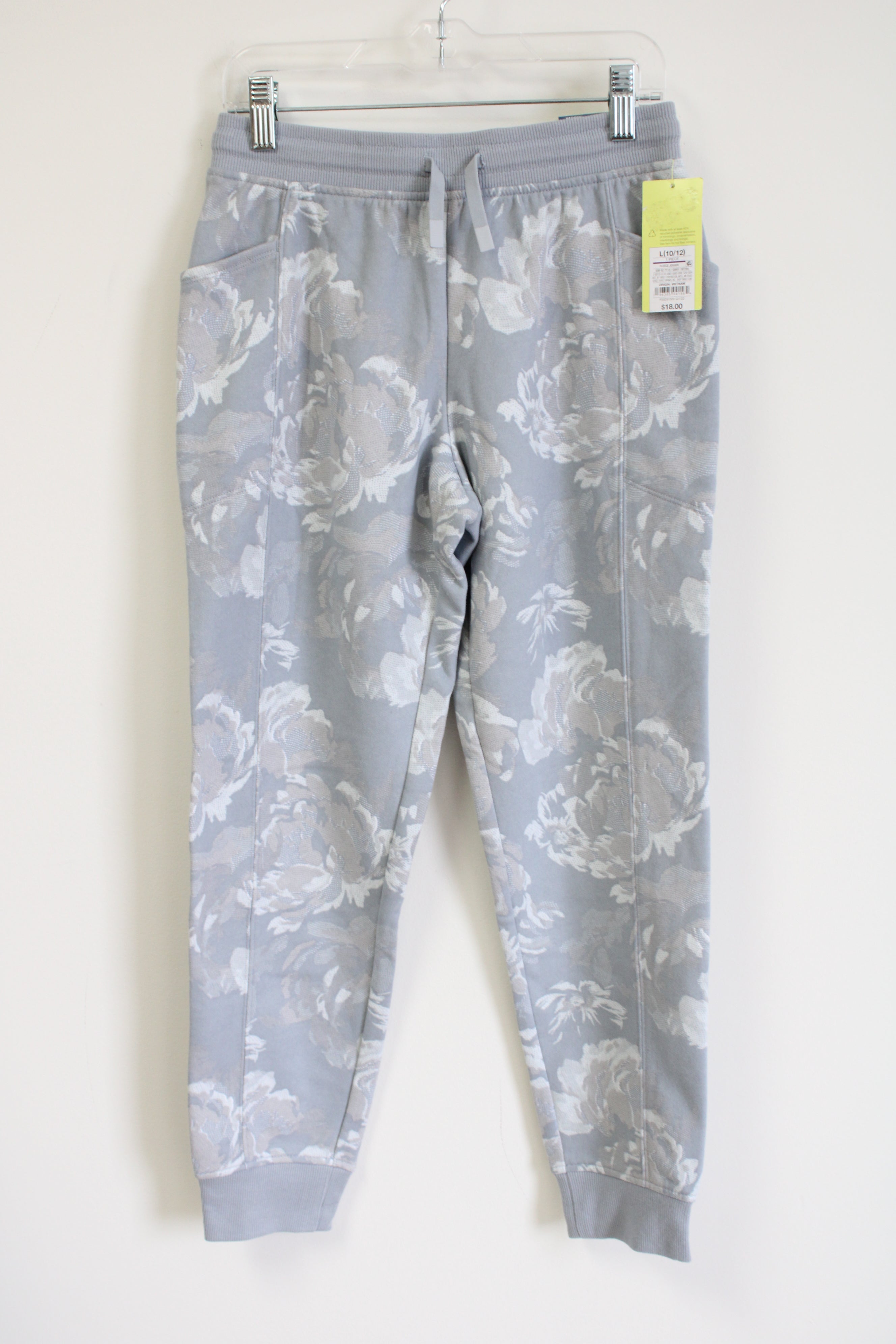 NEW All In Motion Gray Floral Jogger Pant | 10/12