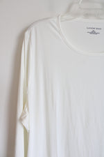 Lands' End White Long Sleeved Top | 2X