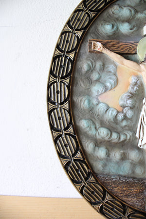 Divine Inspiration Jesus Christ Crucifix Wall Hanging