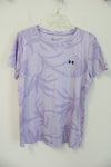 Under Armour Light Purple Patterned Athletic Shirt | L