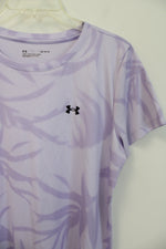 Under Armour Light Purple Patterned Athletic Shirt | L