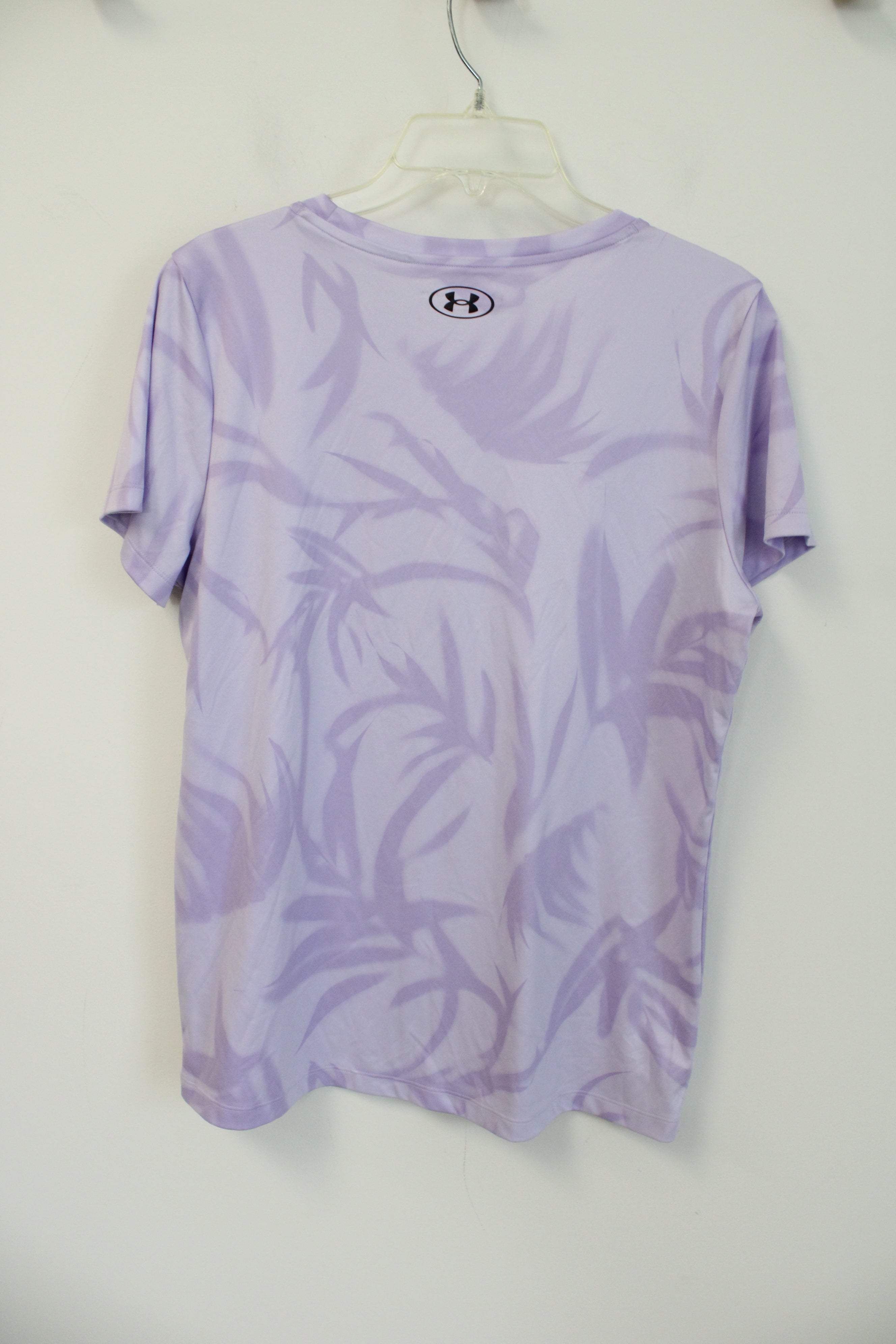 Under Armour Light Purple Patterned Athletic Shirt | L