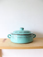 De Silva Teal Terracotta Covered Baking Dish