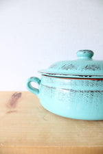 De Silva Teal Terracotta Covered Baking Dish