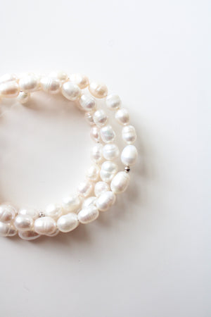 Layered Pearl Bracelet