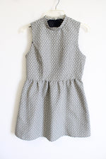 Forever 21 Navy Blue Cream Dress | M