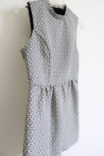 Forever 21 Navy Blue Cream Dress | M