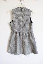Forever 21 Navy Blue Cream Dress | M