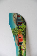 Hand Painted Haitian Scene Knife