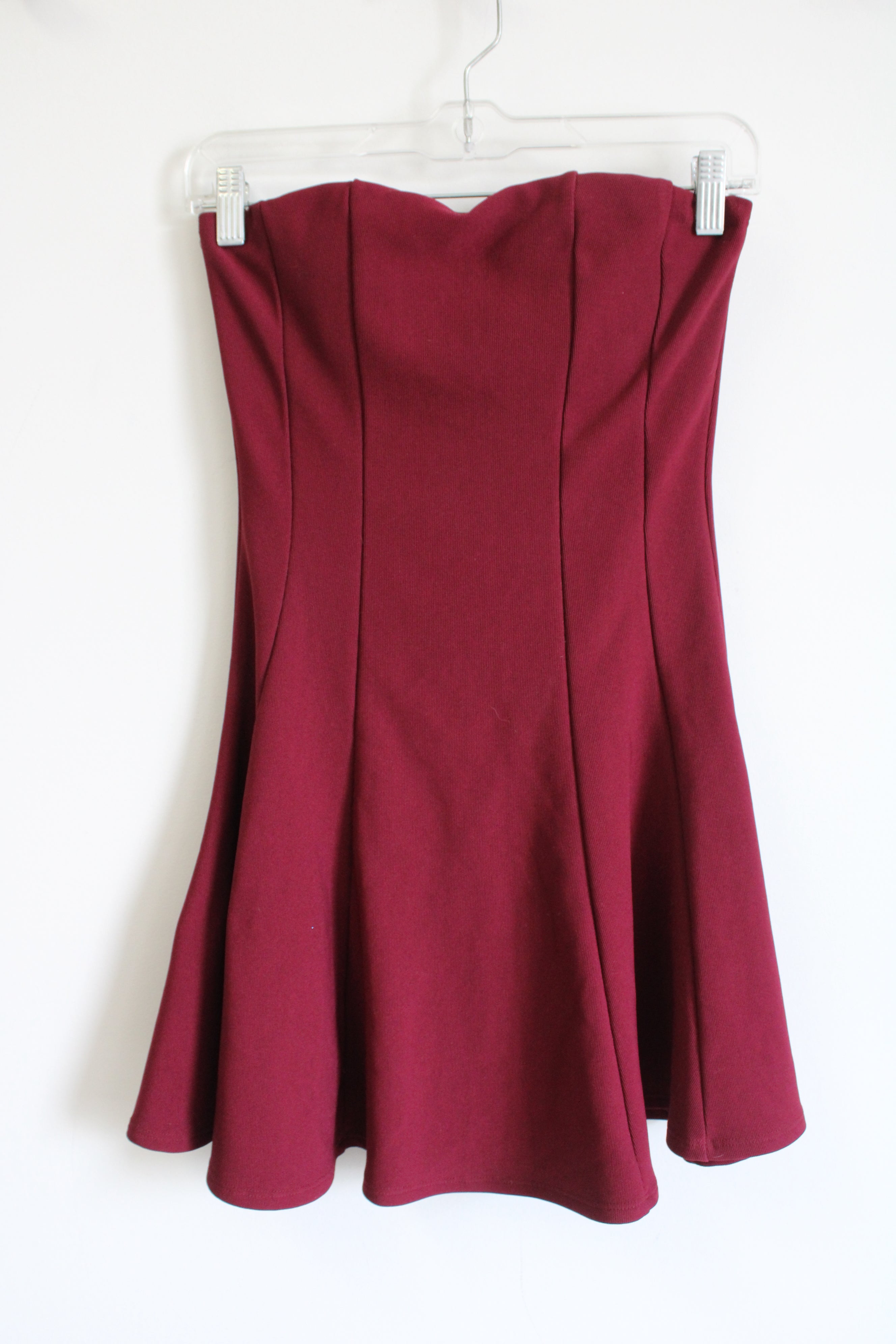 Body Central Maroon Sleeveless Dress | S