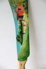 Hand Painted Haitian Scene Knife