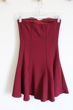 Body Central Maroon Sleeveless Dress | S