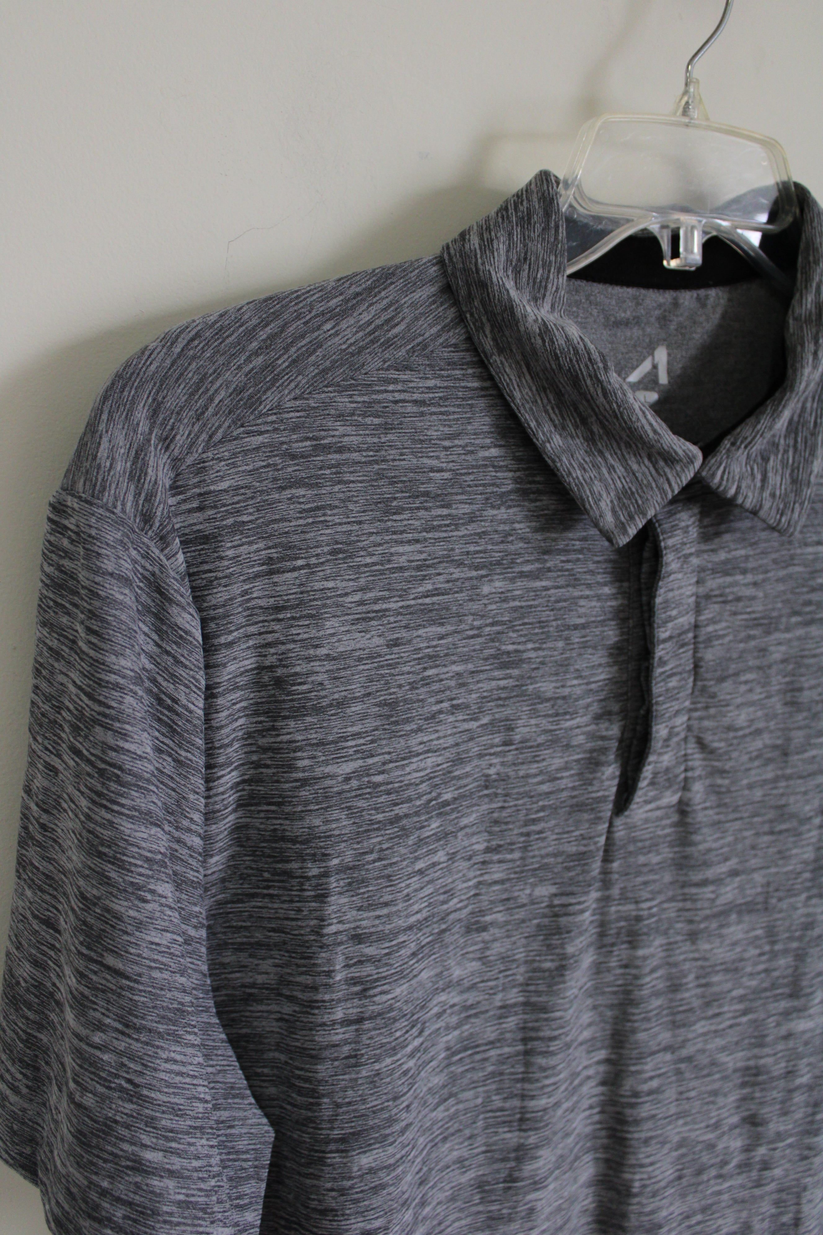 Qwick-Dry Gray Polo Shirt | L