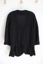 WDNY Black Knit Cardigan | 3X