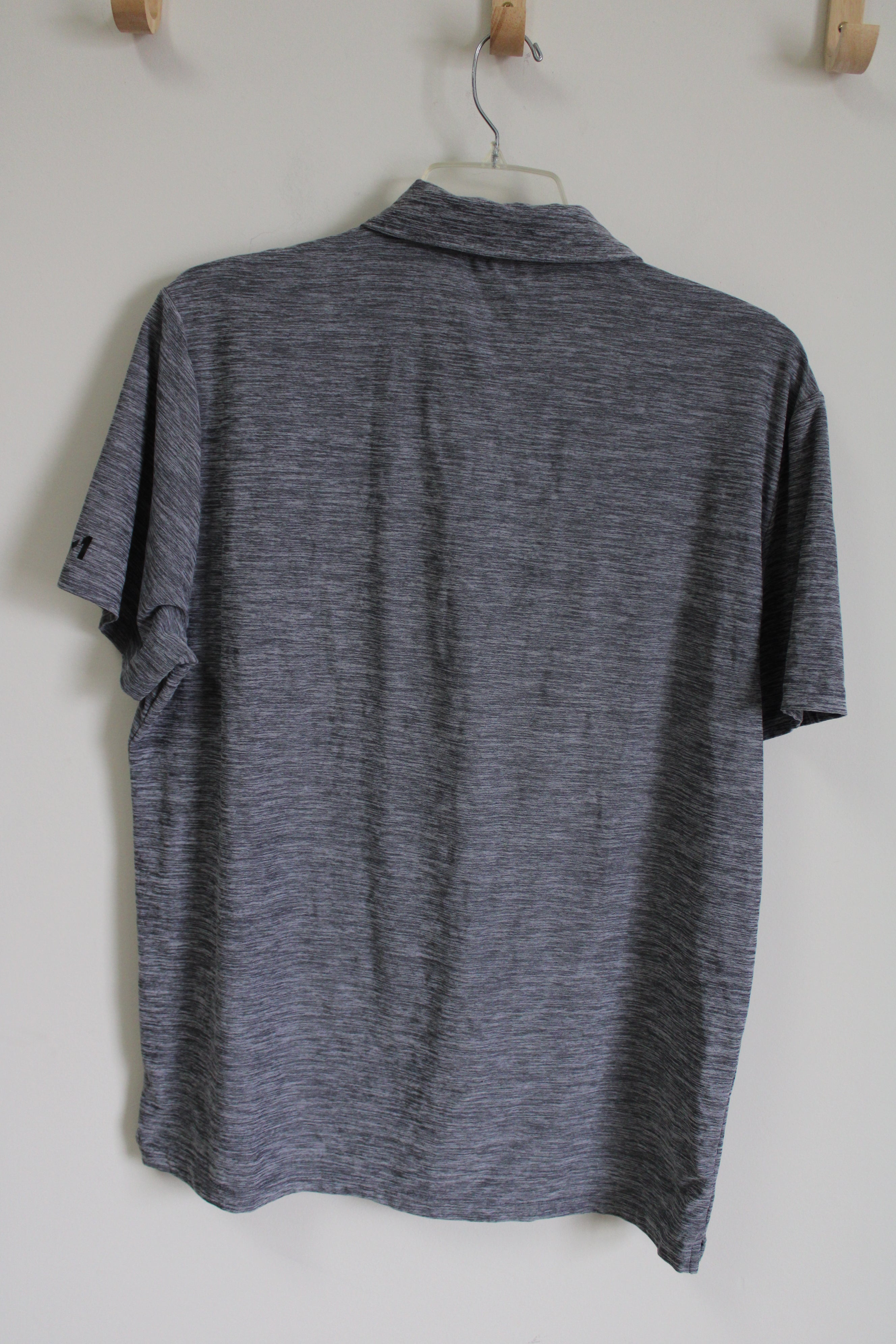 Qwick-Dry Gray Polo Shirt | L