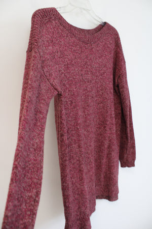 Old Navy Brown Pink Tunic Sweater Top | S