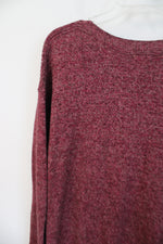 Old Navy Brown Pink Tunic Sweater Top | S