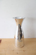 Mueller Candlelite Crystal Silver Hand Blown Hand Cut Carafe & Goblet Set