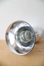 Mueller Candlelite Crystal Silver Hand Blown Hand Cut Carafe & Goblet Set