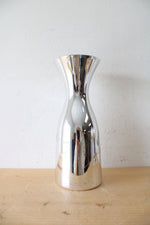 Mueller Candlelite Crystal Silver Hand Blown Hand Cut Carafe & Goblet Set