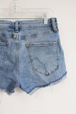 Arizona Jean Co. Mid Rise Distressed Cuffed Shorts | 7