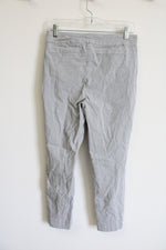 Hilary Radley Light Gray Stretch Pant | M