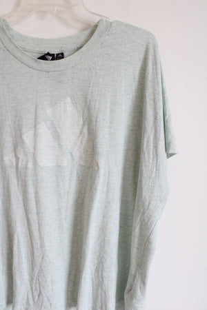 Adidas Light Blue Logo Tee | 3X