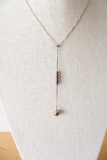 Jared Sterling Silver Beaded Dangle Pendant Necklace