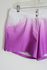 Slazenger Pink & White Ombre Golf Shorts | 6