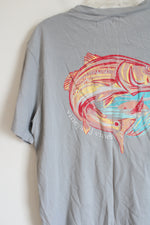 Vineyard Vines Gray Fish Graphic Tee | S