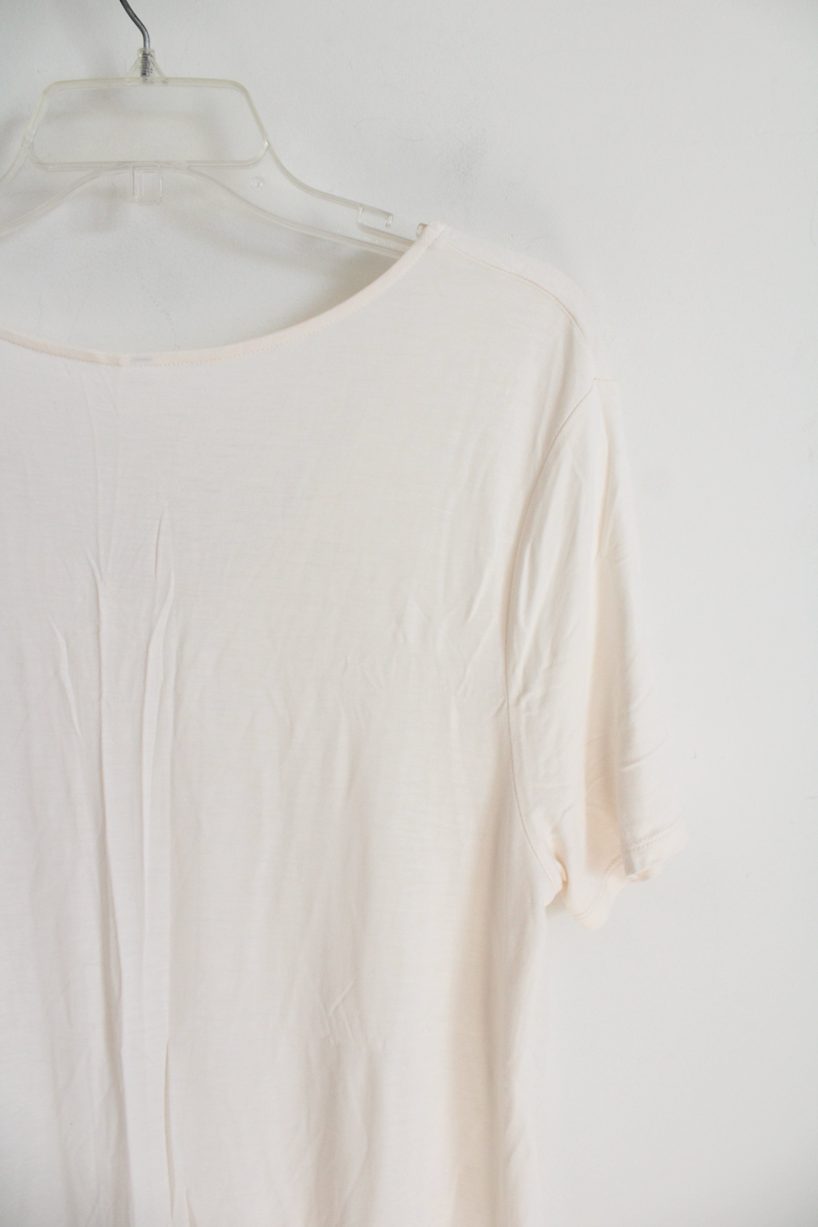 Old Navy Cream Criss-Cross V-Neck Top | XL