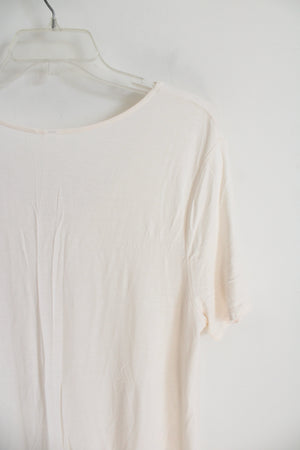 Old Navy Cream Criss-Cross V-Neck Top | XL