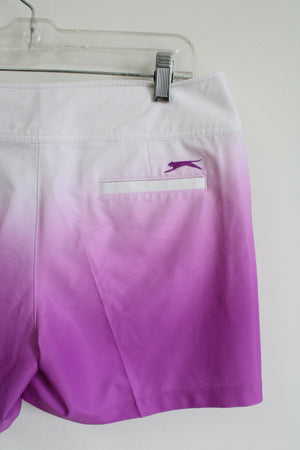 Slazenger Pink & White Ombre Golf Shorts | 6