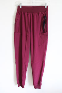 NEW Easy Street Wine Red Jogger Pants | XS