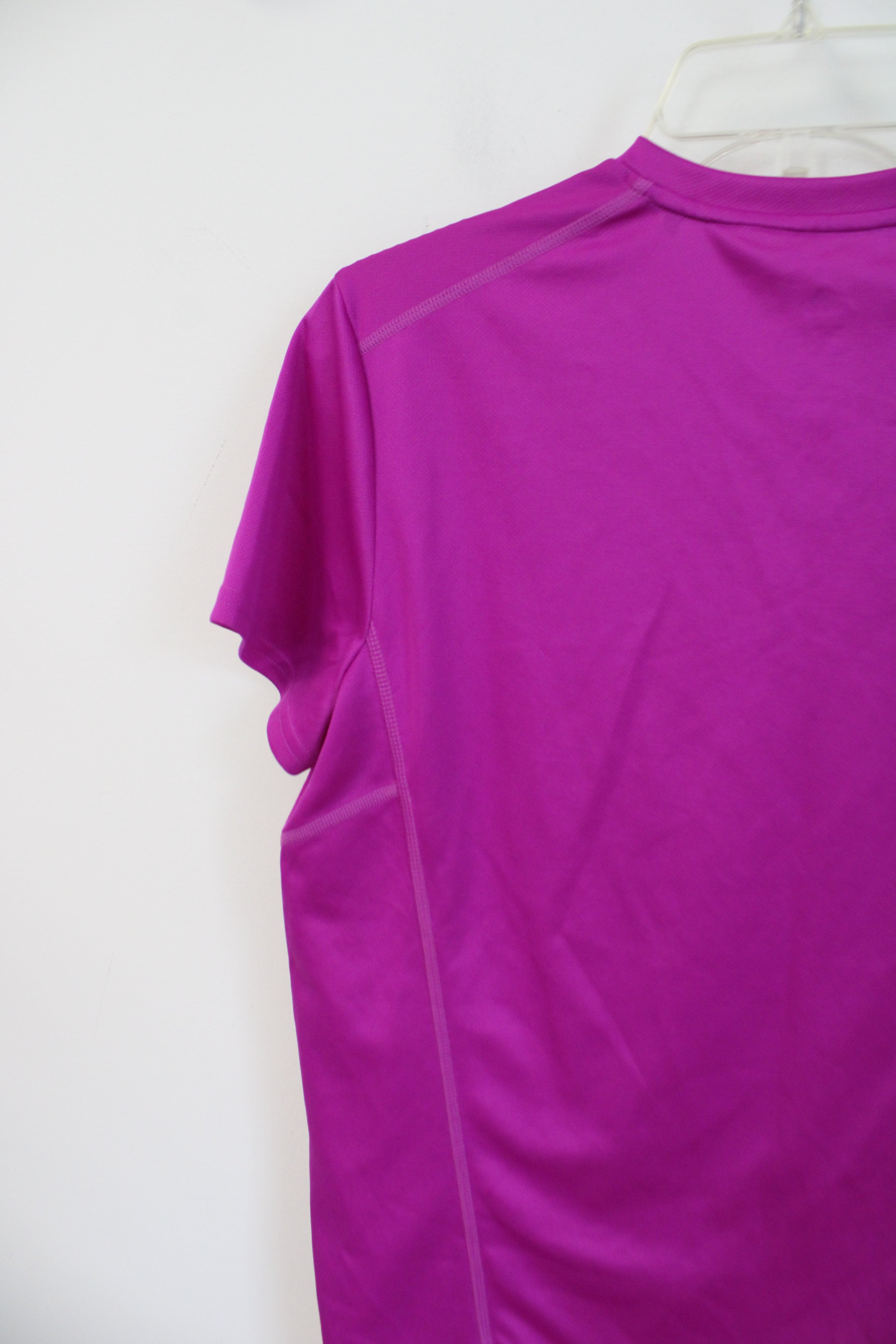 Adidas Purple Pink V-Neck Athletic Top | L