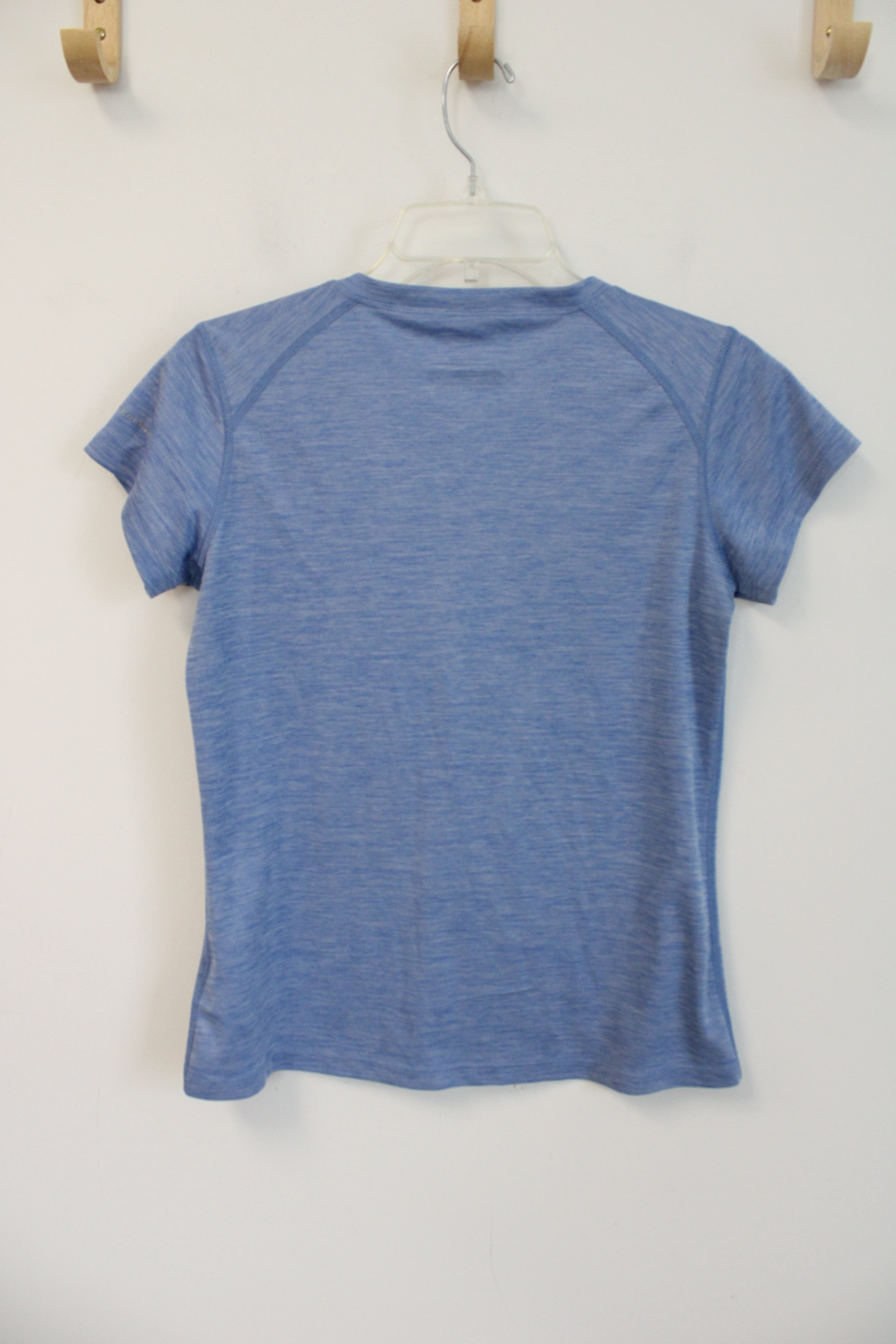 Columbia Blue V-Neck Athletic Top | S Petite