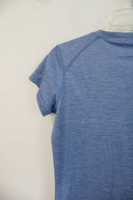 Columbia Blue V-Neck Athletic Top | S Petite